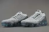 sneakers nike air vapormax knit white gray